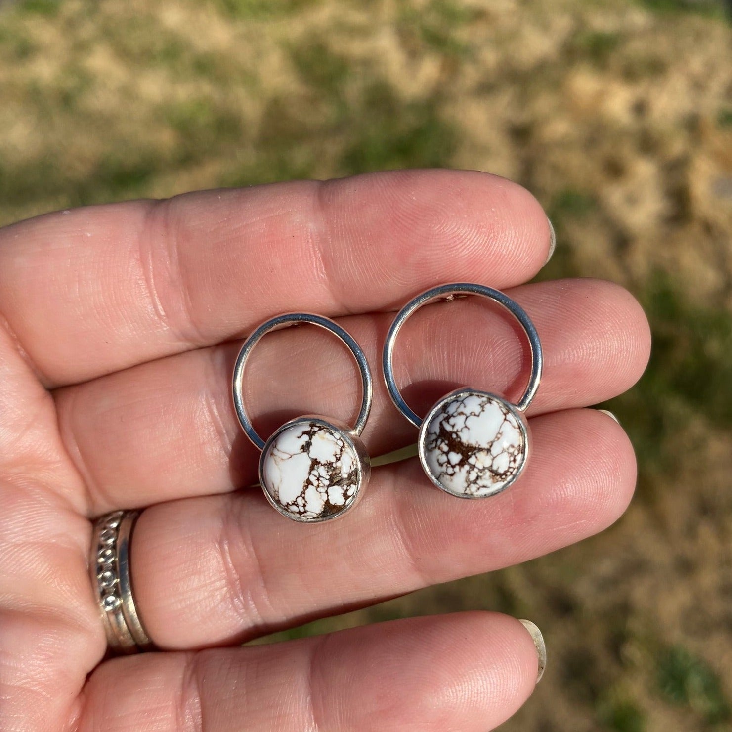 Wild Horse Magnesite Post Earrings