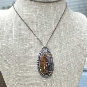 Koroit Boulder Opal Pendant Necklace