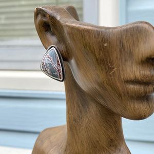 Sonoran Dendritic Rhyolite Earrings