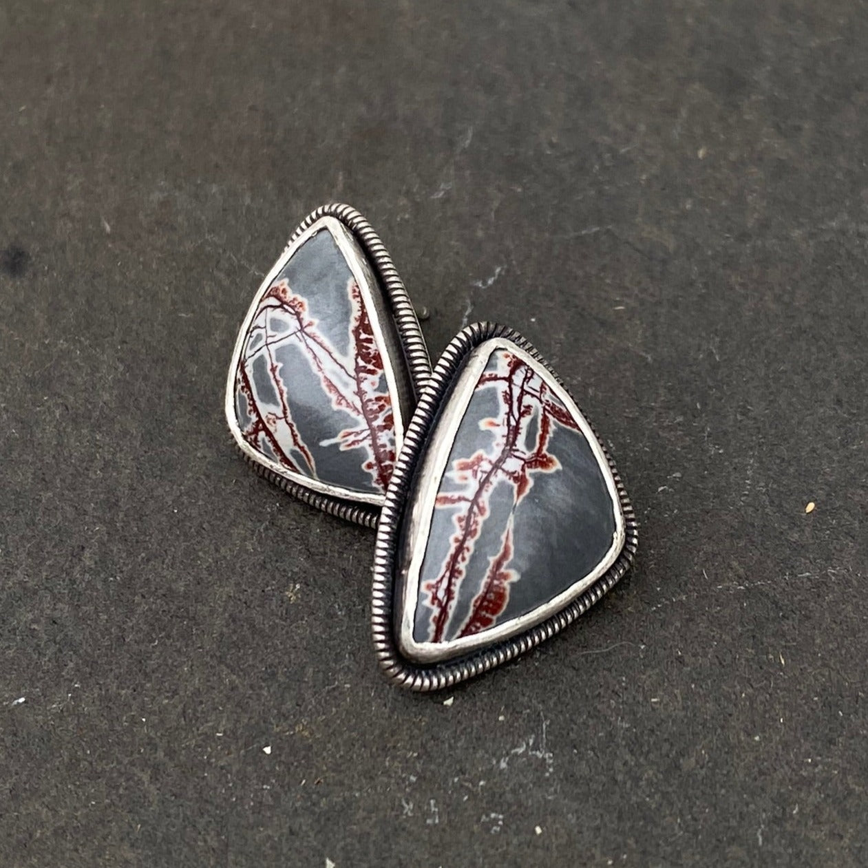 Sonoran Dendritic Rhyolite Earrings