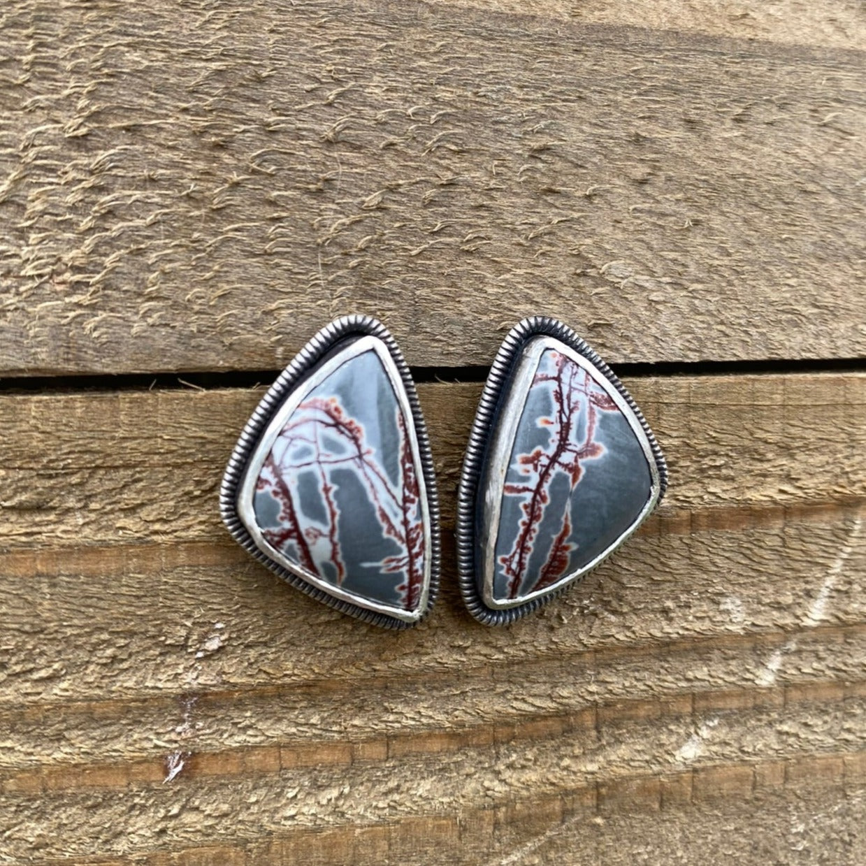 Sonoran Dendritic Rhyolite Earrings