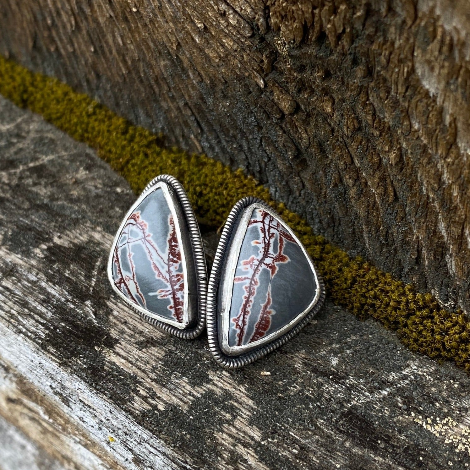 Sonoran Dendritic Rhyolite Earrings