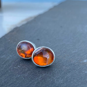 Cantera Fire Opal Earrings