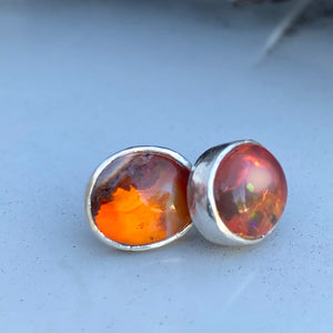 Cantera Fire Opal Earrings