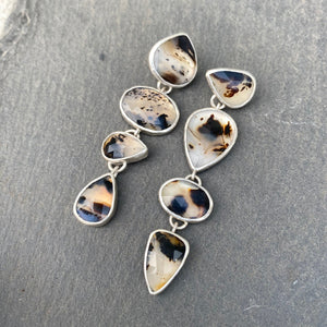 Montana Agate Duster Earrings