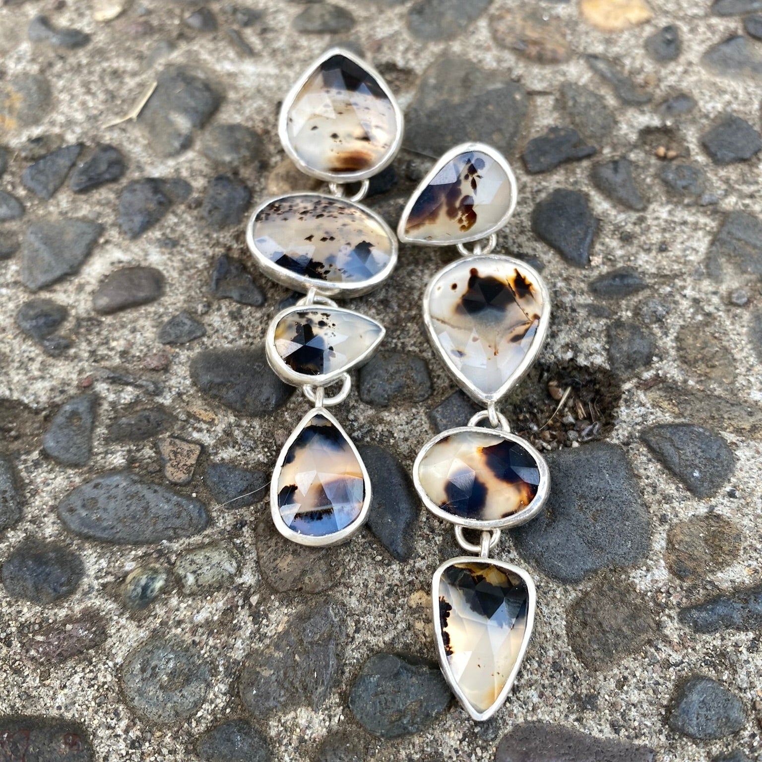 Montana Agate Duster Earrings
