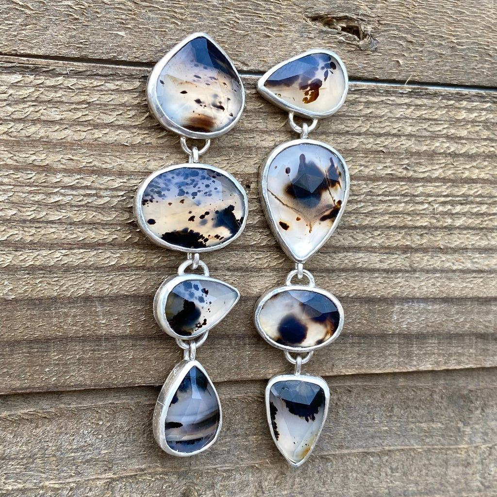 Montana Agate Duster Earrings