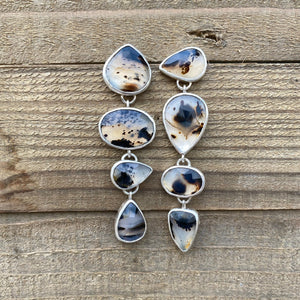 Montana Agate Duster Earrings