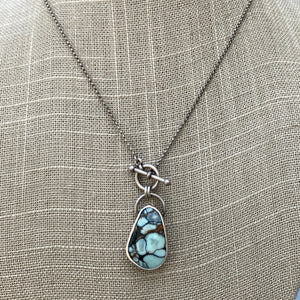 Seven Dwarfs Variscite Toggle Pendant Necklace