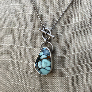 Seven Dwarfs Variscite Toggle Pendant Necklace