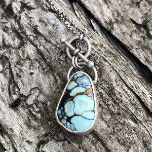 Seven Dwarfs Variscite Toggle Pendant Necklace